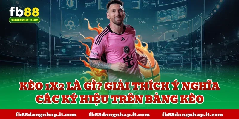Kèo 1x2 là gì? Giải thích ý nghĩa các ký hiệu trên bảng kèo