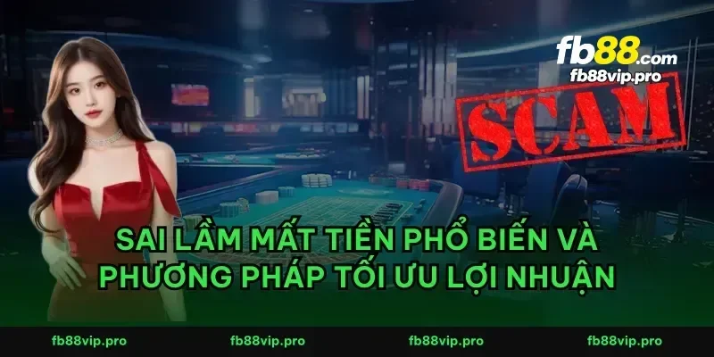Sai lầm mất tiền phổ biến và phương pháp tối ưu lợi nhuận