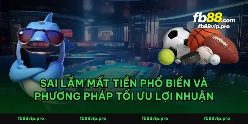 Sai lầm mất tiền phổ biến và phương pháp tối ưu lợi nhuận