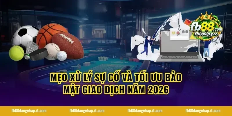 Mẹo xử lý sự cố và tối ưu bảo mật giao dịch năm 2026