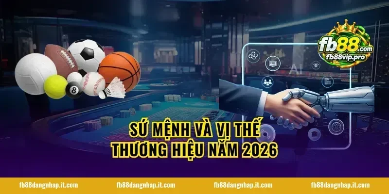 Sứ mệnh và vị thế thương hiệu năm 2026